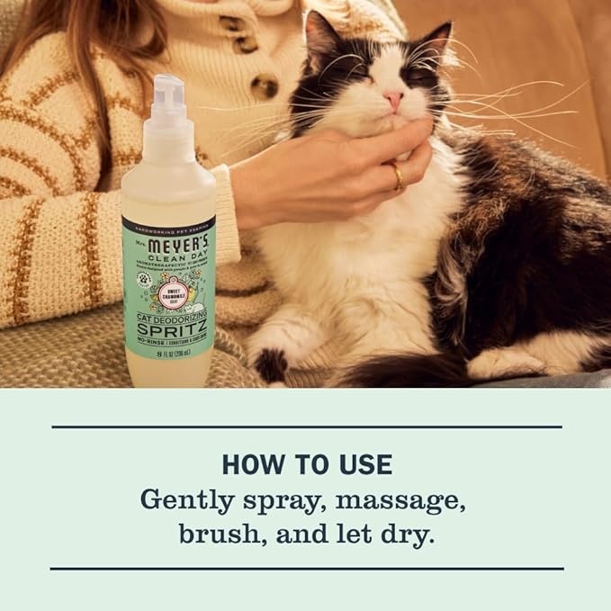 MRS. MEYER'S Clean Day Cat Deodorizing Spray, Sweet Chamomile Scent, 8oz