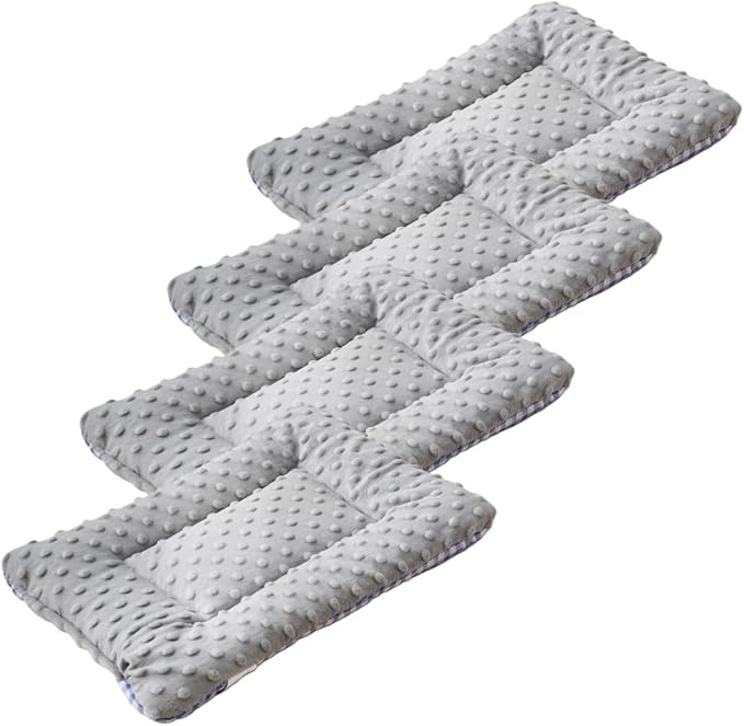 SHENGOCASE 4-Pack Soft Pet Kneading Pillow Cushion Bed, 17x12 Inch Padding for Cat Small Dog House, Cage Kennel Perch Shelf