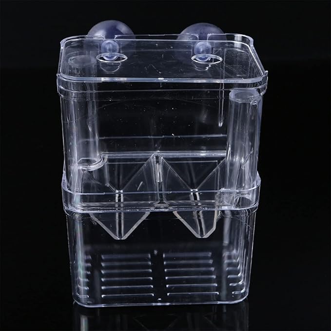 Aquarium Breeder Box for Fish for Tank Breeding Incubator Small Fish Hatchery Double-Layer Separation for Tank for Injur