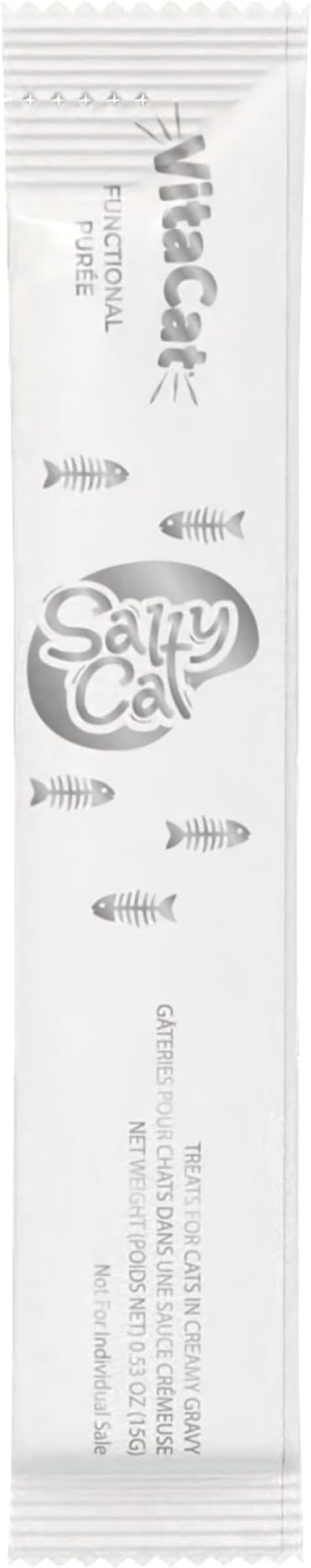 Salty Cat Happy Tummy Natural Tuna & Chicken Functional Tube Treats for Cats (12 Packs)