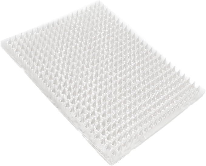 Cat Repugnant Mats, 8PCS PVC Deterrent Pads for Garden and Indoor Use, Each Mat 13.4x16.7 Inches