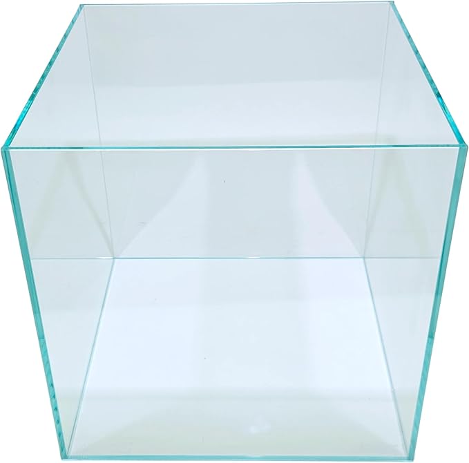 Lifegard Aquariums - 12 Gallon Cube Low Iron Ultra Clear Glass Tank 5mm - 14.52''X14.52''X14.52''