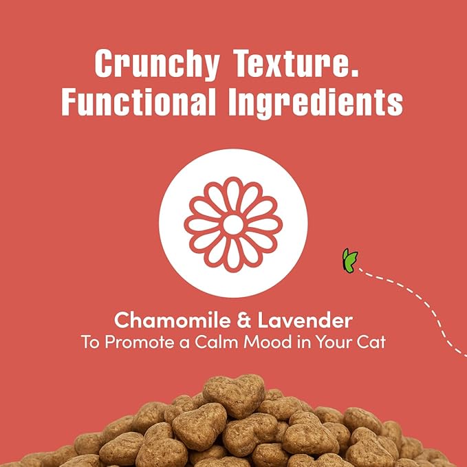 Get Naked Cat Calming Treats Salmon & Cheese Flavor, Crunchy, Calming Health, 6-oz Bag