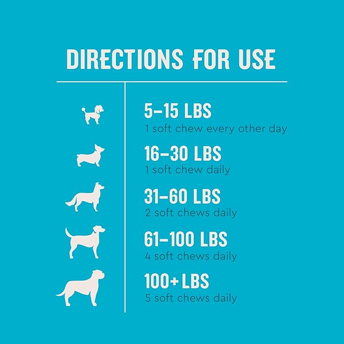 VetIQ Calming Support Supplement,Calming Chews for Dogs Help Manage Stress and Promote Relaxation,Anxiety Relief for Dogs,Made in The USA,120 Count (Pack of 2)