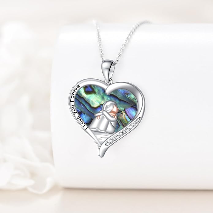 KZX Cat/Dog/Phoenix/Eagle/Whale/Shark/Puffin/Starfish/Chicken/Butterfly/Owl/Bee/Frog/Seahorse Necklace Sterling Silver Animal Pendant Jewelry Gift for Women