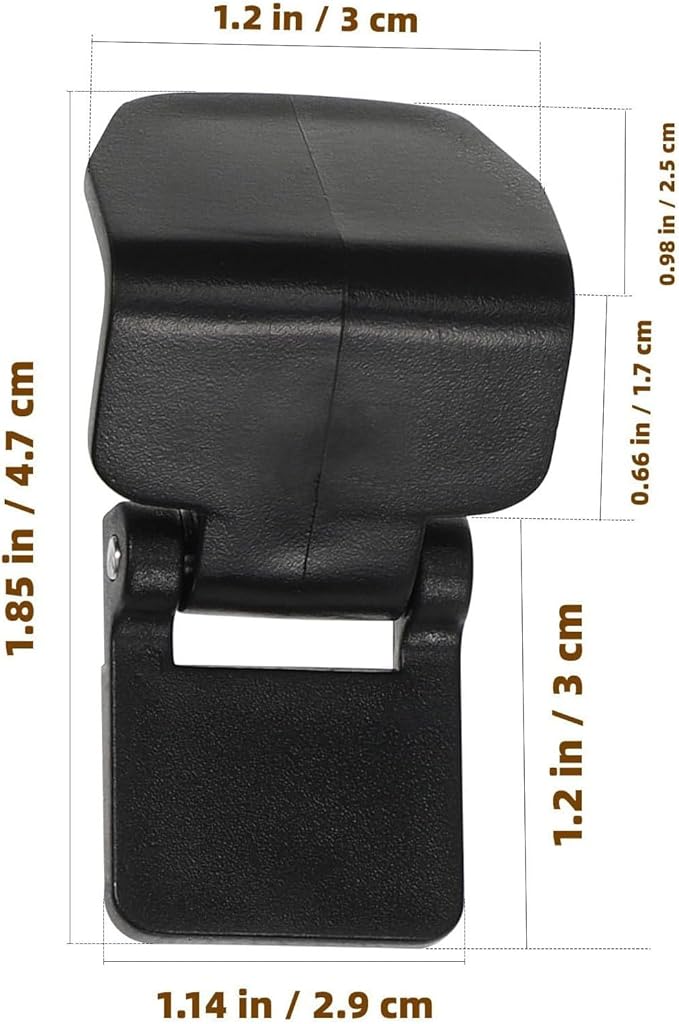 VILLCASE Anti-Escape Lock Clips for Reptile Tank Lid Aquarium Locking Lid Buckles for Amphibian and Turtle Terrarium Covers 1.85X1.14X0.98 Inch Compatible with NOMO YL-07 Tank