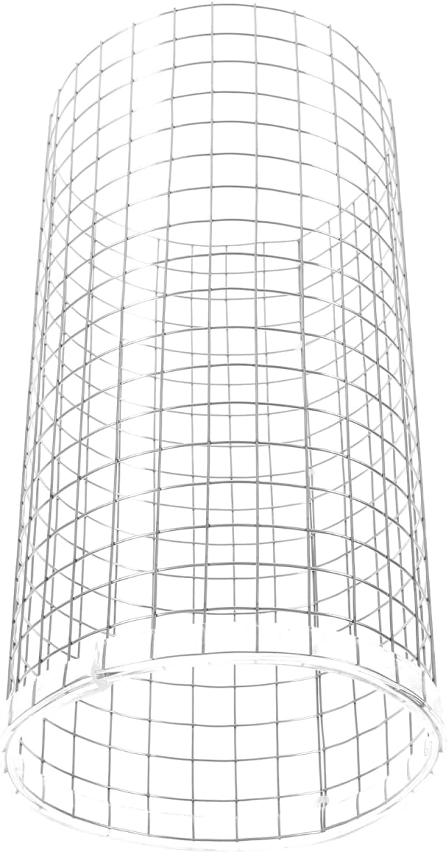 SUPVOX Angelfish Spawning Cone Grid Isolation for Aquarium Fish Breeding Tank 9.05X4.72X4.72In Rust-Resistant Fish Spawning Barrel Net for Shrimp and Small Hatching