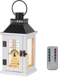 Memorial Gifts for Loss of Dog - Pet Sympathy Remembrance Passing Away Gift Ornament with LED Candle, White Bereavement Funerary Lantern Decor with Remote Control