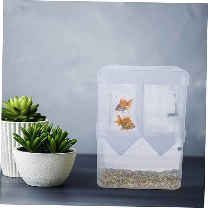 2pcs Egg Hatching Incubator Box Fish Breeding Tank Aquarium Air Valve Breeder Box