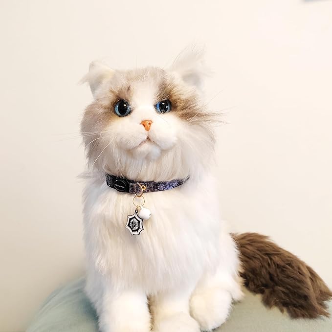 2 Pack Breakaway cat Collars with Bell,Safety Quick Release Pendant Cute Kitten Collar,Adjustable 20-30cm (Halloween3, 20-30cm)