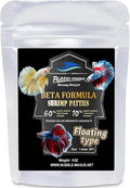Bubble Magus Fish Food, Betta Fish Food, Contains 60% Shrimp Meat+10% Aquatic Algae All Natural Protein, Rich in Calcium, for Betta's Healthy Development and Cleaner Water (1 Pack, 1oz)