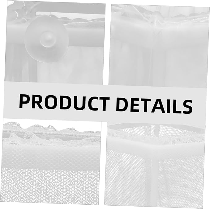 Happyyami 2Pcs Mesh Fish Breeding Tank Fish Incubator Isolation Box for Aquarium Durable Separation Net for Fry Survival and Breeding Needs