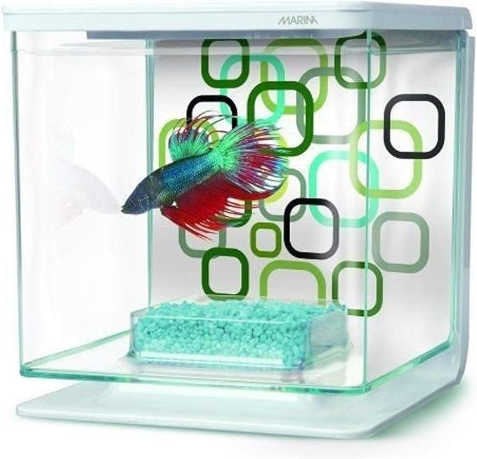 Marina Betta Aquarium Starter Kit, Geo Bubbles