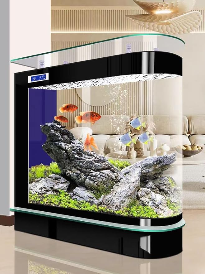 with Air Pump and Aquarium Deluxe Kit Large Ornamental Fish Tank Aquarium