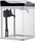 2 Gallon Fish Tank Aquarium LED Smart Square Glass 7 Color Self Cleaning Starter Kit