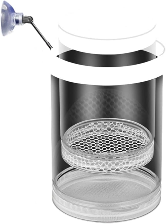 Net Breeding Box Floating Hatchery Incubator Quick Setups in Tanks Multipurpose Fish Shrimp Habitat Mesh Breeding Habitat