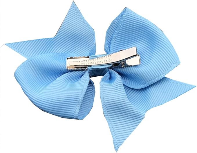 HipGirl Puppy Dog Hair Bows-8ct 3" Small Dog Hair Clips for Grooming,Alligator Clip Styling Accessories for Medium,Small Breeds(Yorkie,Shih Tzu,Maltese)-Multicolor Puppy Bow Set for Daily Wear&Photos