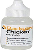 Backyard Chicken OXY E100, 30 Milliliters, Treats 90 Gallons of Water