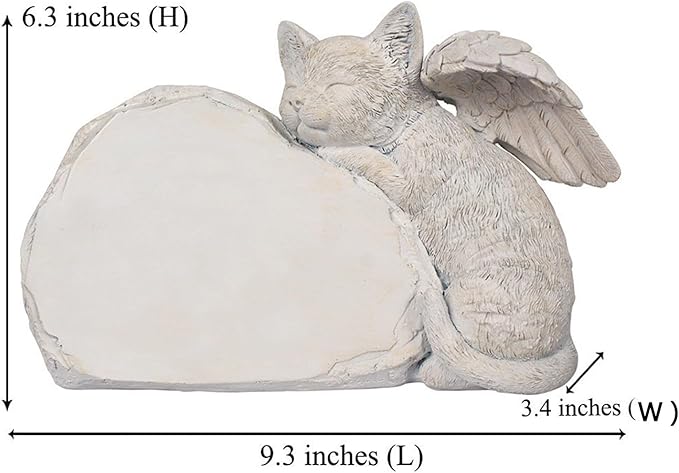 Personalized Cat Memorial Stone: A Timeless Tribute to a Beloved Feline Friend, Cat Commemorative Gifts Can be Engraved with Any Text.