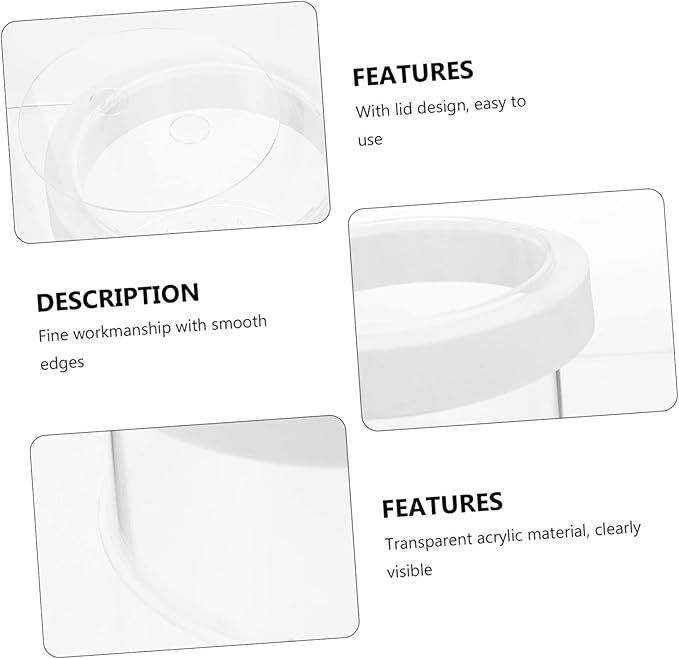 Happyyami Fish Box Floating Aquarium Breeding Box Transparent Isolation Separator for Fish Water Permeable Design High-Grade Acrylic Easy to Use for Shrimp and Fry