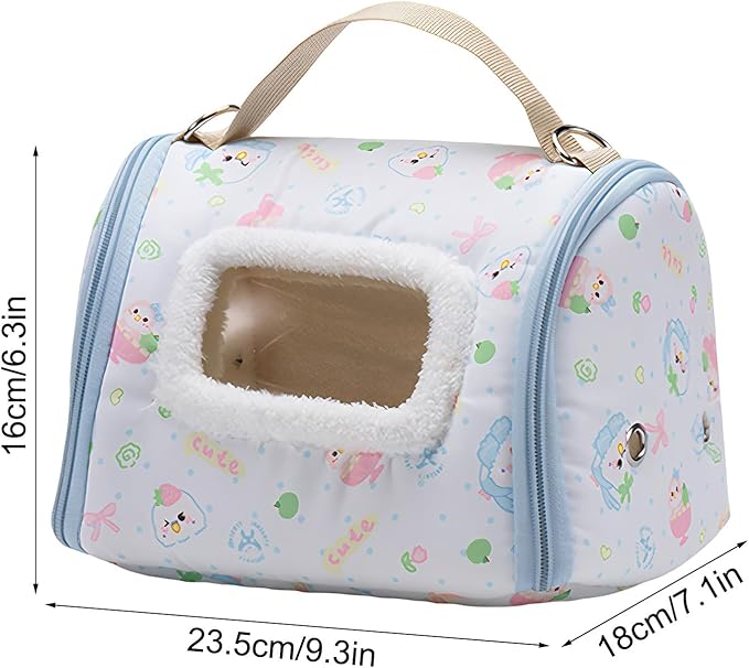Genérico Bird Carrier | with Window Portable Parrot Carrier Bag | Carrier for Wild Birds, for Parrots, Parakeets and Canaries in Hiking and Camping