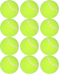 12 Packs 2-inch Mini Tennis Balls for Pet Playing Fecth, Dogs Training Tennis Balls for Small to Medium Size Dogs, Interactive Dog Playing Ball Fits 2 inch Dog Ball Launchers