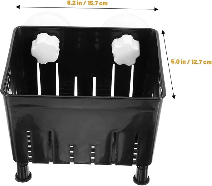 Housoutil 2sets Fish Isolation Box for Tortoises and Fry Multi-Function Aquarium Breeding Box Cups for Newborns and Small Fish Tanks