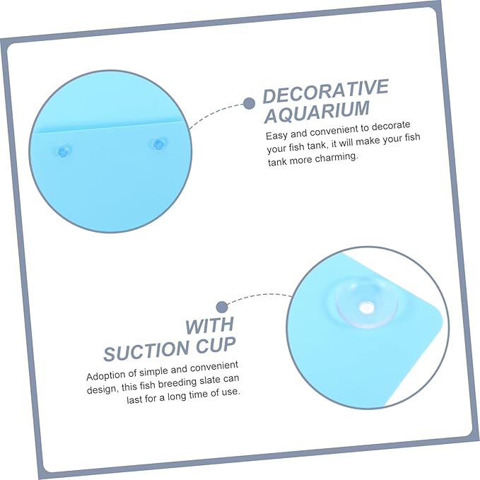 DOITOOL 6pcs Plastic Fish Tank Breeding Plate Cups Easy Install Safety Breeding Board for Fish and Shrimp Farming
