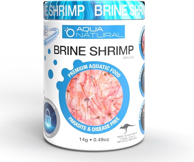 Aqua Natural Freeze Dried Brine Shrimp 0.4oz Fish Food