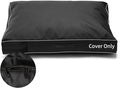 COSHNIBI Dog Bed Covers Replacement Washable,Waterproof Dog Bed Cover with Zip and Carry Handle for Dog/Cat 48''Lx36''Wx4''H-Black