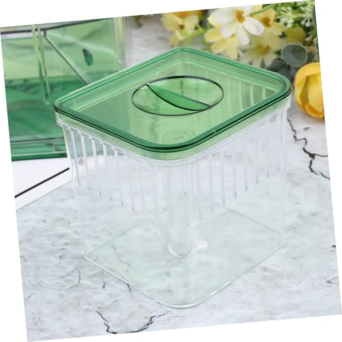POPETPOP Isolated Breeding Tank for Fish Eggs Self-Guided Incubator Box Transparent Hatching Case Safe Environment for Newborns Protects Young Fish from Adults