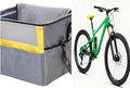 Front Bike Basket for Dogs, Pet Bike Carrier, Small Dog Bicycle Seat with Safety Leash & Pockets, 15"x11"x12", Up to 16.5 Lb