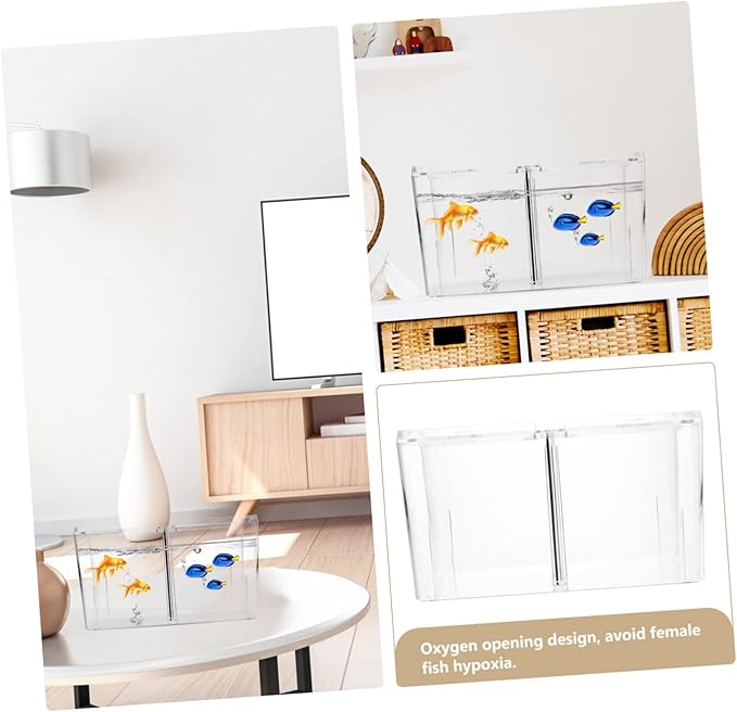 GANAZONO Aquarium Breeding Box Incubator Isolation Box Holder Fish Tank Separator for Sick Fish
