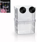 Breeding Box for Fish Tank, Aquarium Hatchery Incubator Breeder Box, Isolation Divider Hatching Boxes for Small Baby Fishes Shrimp Clownfish and Guppy