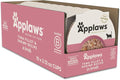 Applaws Natural Wet Cat Food in Broth, Limited and Natural Ingredients, High Protein with No Artificial Additives, Tuna Fillet & Shrimp in Broth (10 x 2.12 oz Easy-Open Cups)