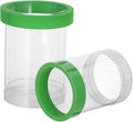 Fish Breeding Box Floating Incubator with Divider and Egg Net, Small Green Aquarium Hatchery Isolation System for Guppy Fry and Small Fish Tanks