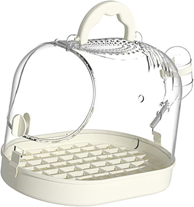 Portable Clear Bird Parrots Transport Cage Window Ventilated Carriers Bag Breathable Bird Carriers Travel Bag