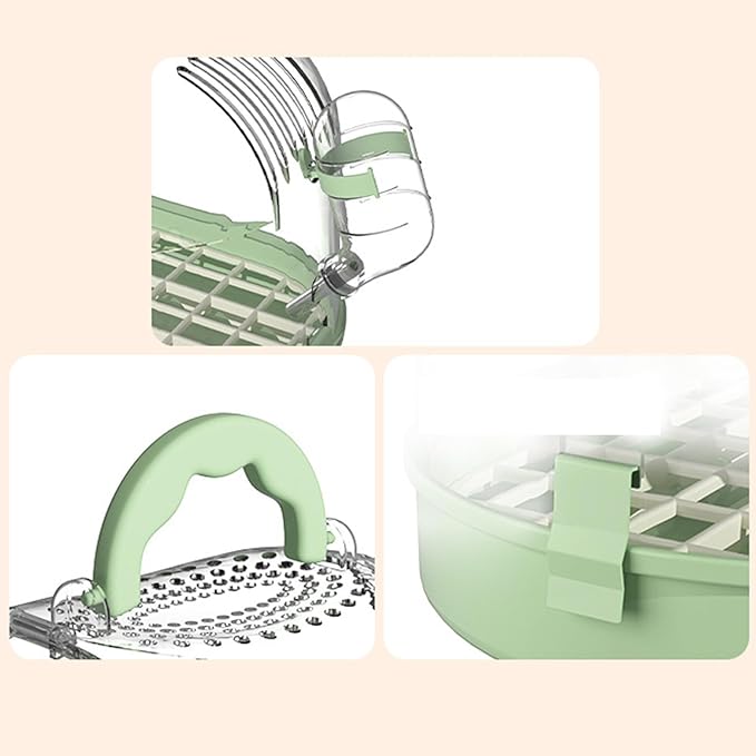 Portable Clear Bird Parrots Transport Cage Window Ventilated Carriers Bag Breathable Bird Carriers Travel Bag