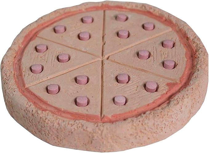 Penn-Plax Tweet Eats: Pizza Tweets â€“ Nutritious and Tasty Mineral Chew â€“ Safe for All Birds â€“ Keeps Beaks Trim and Conditioned â€“ 1 Piece (Pack of 4)