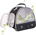 Portable Bird Carrier, Pet Travel Transport Cage for Small Animals (Black-nlw, SBC)