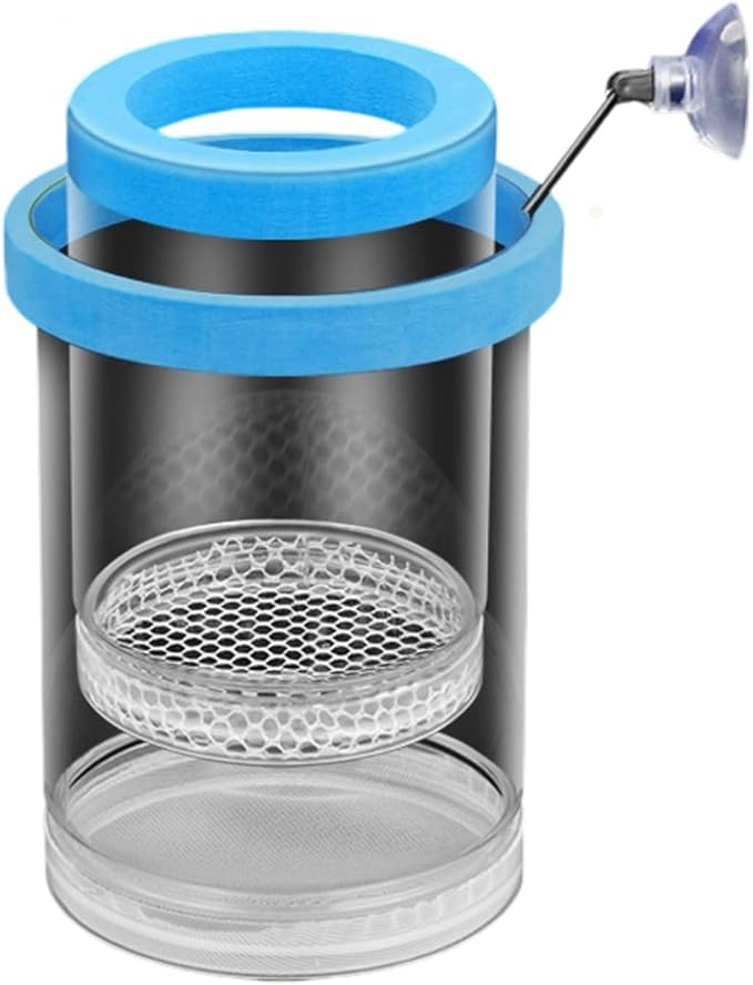 Net Breeding Box Floating Hatchery Incubator Quick Setups in Tanks Multipurpose Fish Shrimp Habitat Mesh Breeding Habitat