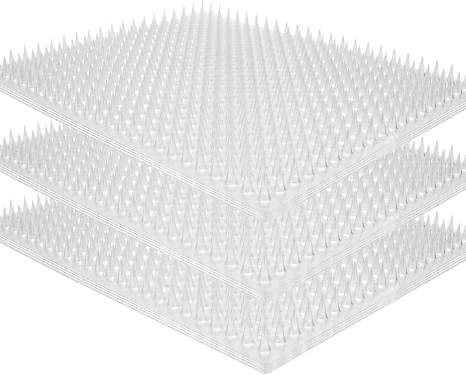 10 Pack Cat Repellent Mats for Outdoor Indoor Use - 16"x13.3" Paws Safe Pet Deterrent Mat with Soft Spikes, Keep Cats&Dogs Away from Furniture, Gardens, Beds, Countertops
