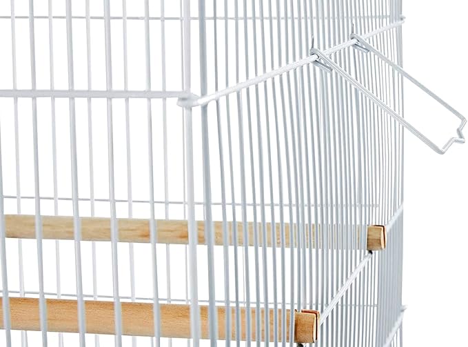 Lot of 6 Aviary Breeding Finch Aviary Canary Flight Bird Cage with Center Divider 24" x 16" x 16" (White)