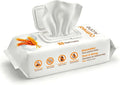 Best Pet Supplies 8" x 9" Large Unscented Dog Wipes - Cleaning and Deodorizing for Paws and Coat - Gentle Formula with Oatmeal Vitamin E for Puppies and Cats - 100 Count