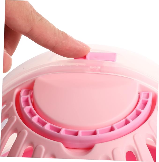 POPETPOP 2PCS Portable Parrot Travel Cage Lightweight Handheld Bird Carrier for Small Birds Insulated PET Case Removable Base