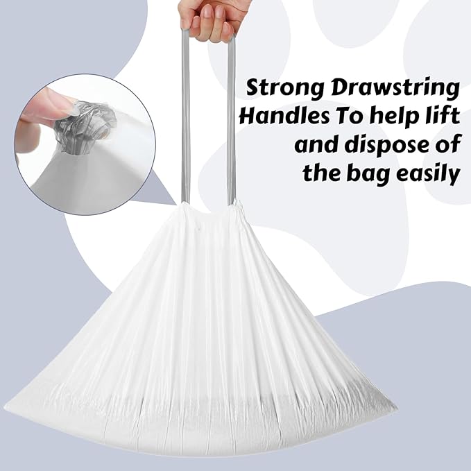 Automatic Litter Box Bags 20 Counts Self Cleaning Litter Box Bags Kitty Litter Liners for Poop