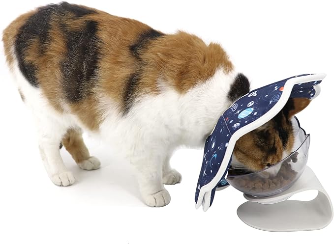Soft Cat Cone, Adjustable Recovery Collar After Surgery to Prevent Licking Wound, Protective Cat Neck Cone, Comfortable Pet Elizabethan Collar for Cats Kittens and Puppies (XS)