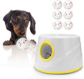 Automatic Ball Launcher for Dogs, Dog Ball Thrower Launcher - 2.3" Dog Balls* 6Pack (Yellow)