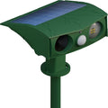 Animal Repellent Solar Powered Ultrasonic Animal Repeller Motion Sensor and Flash Light Outdoor Weatherproof Farm Garden Lawn for Cat Dog Coyote Bird Skunk Snake Raccoon Rabbit Squirrel (1 Pack)