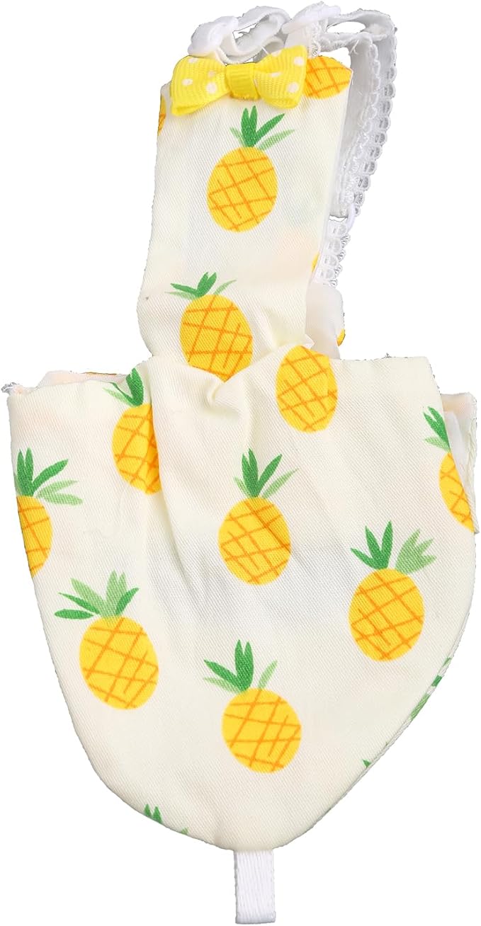 Bird Parrot Diaper Flight Suit Nappy Clothes for Green Cheek Conure Parakeet Cockatiel for Small Birds 4 S